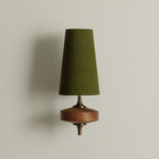 Lampada da Parete Vintage Antica in Ottone Nydorisra