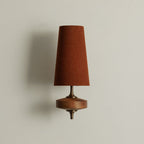 Lampada da Parete Vintage Antica in Ottone Nydorisra