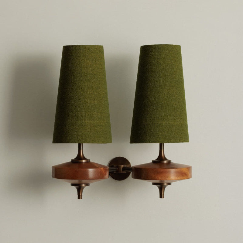 Lampada da Parete Vintage Antica in Ottone Nydorisra