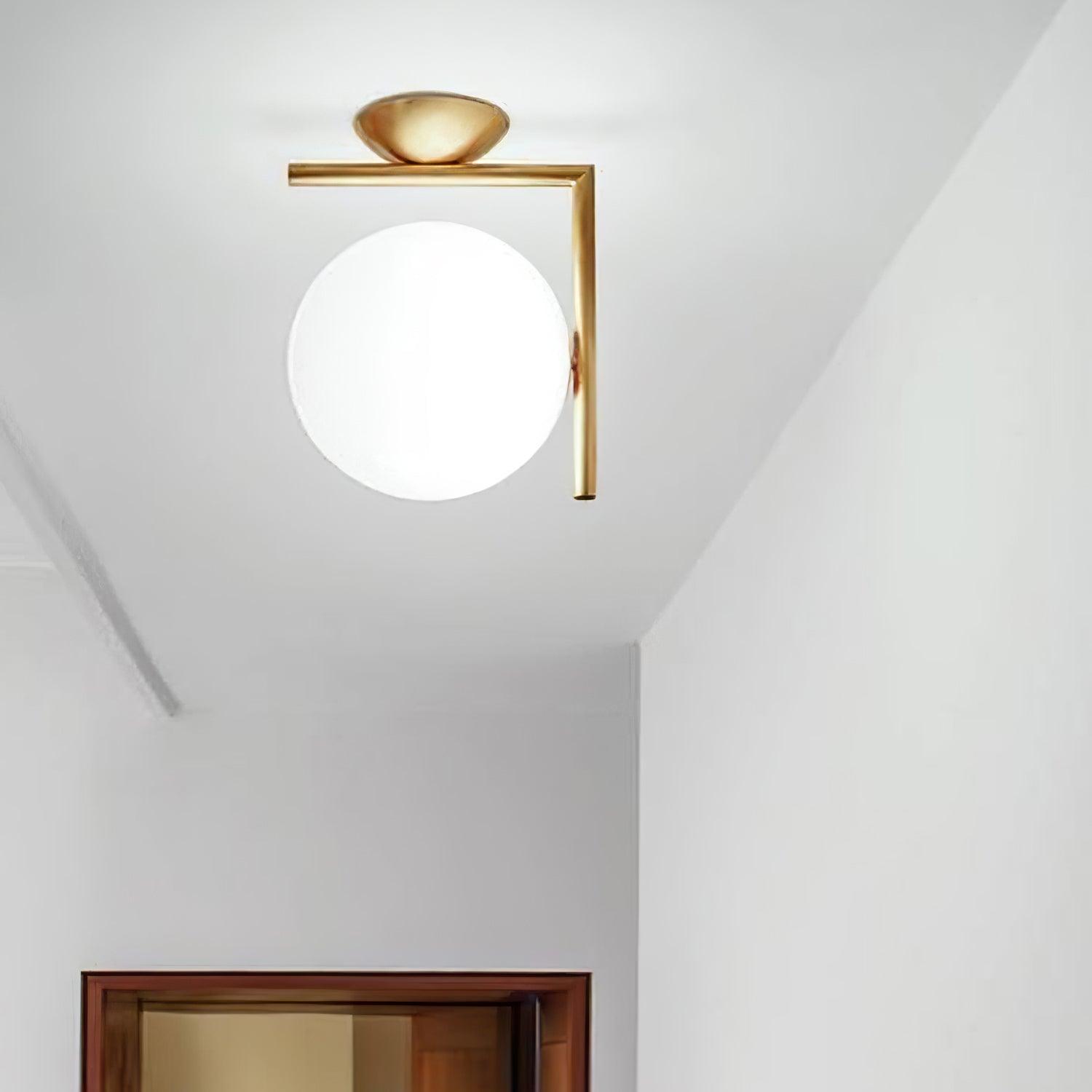 Joanna Applique Vetro Soffiato Moderna Minimalista Opale