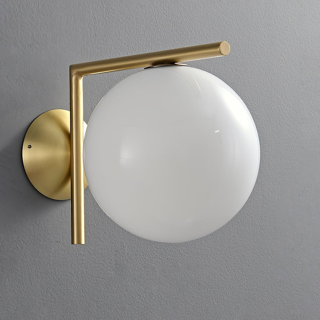 Joanna Applique Vetro Soffiato Moderna Minimalista Opale