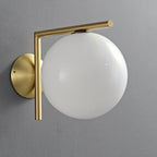 Joanna Applique Vetro Soffiato Moderna Minimalista Opale