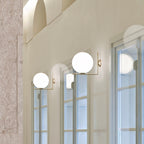 Joanna Applique Vetro Soffiato Moderna Minimalista Opale