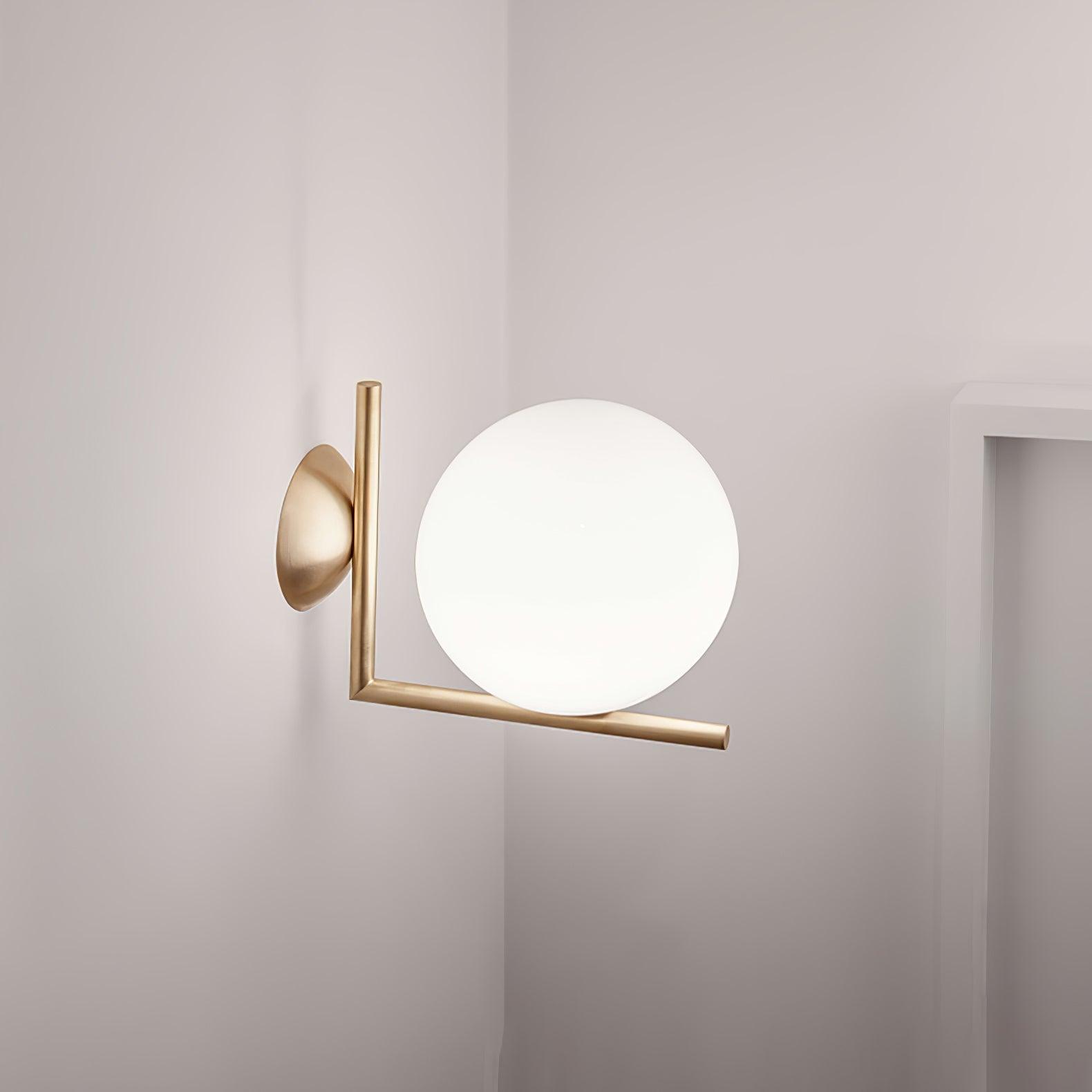 Joanna Applique Vetro Soffiato Moderna Minimalista Opale