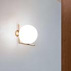 Joanna Applique Vetro Soffiato Moderna Minimalista Opale