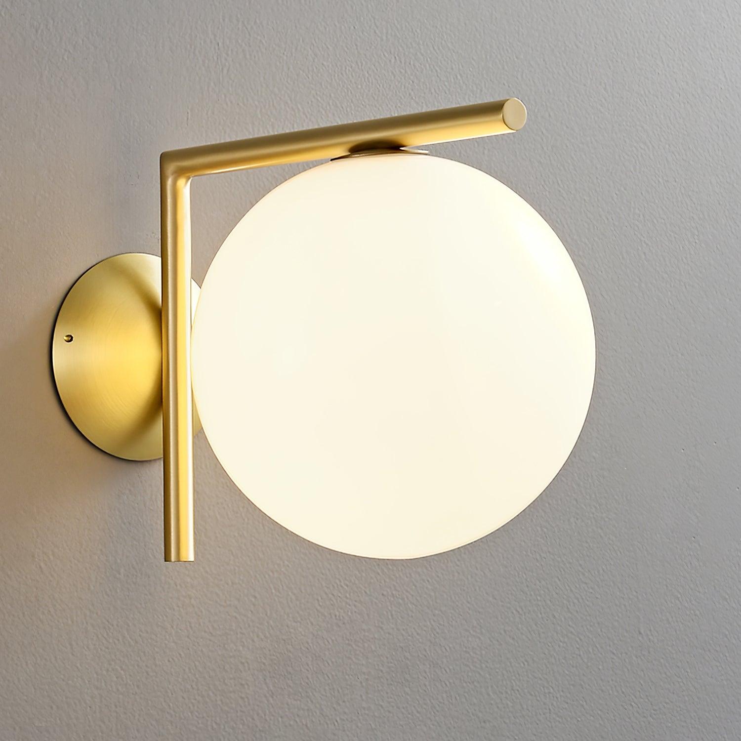 Joanna Applique Vetro Soffiato Moderna Minimalista Opale