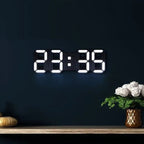 LumiSync Orologio da Parete LED 3D – Orologio Digitale Moderno con Illuminazione Dimmerabile