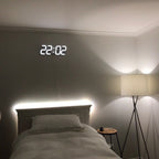 LumiSync Orologio da Parete LED 3D – Orologio Digitale Moderno con Illuminazione Dimmerabile