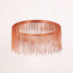 Arisha Lusso LED Lampada a Sospensione Catena Nappa