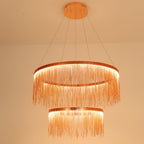Arisha Lusso LED Lampada a Sospensione Catena Nappa
