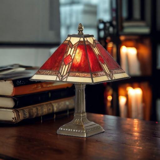 Lampada da Comodino Aztec Tiffany di Oaks Lighting
