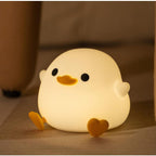 DuckieDream Light - Luce notturna automatica in silicone a forma di anatra