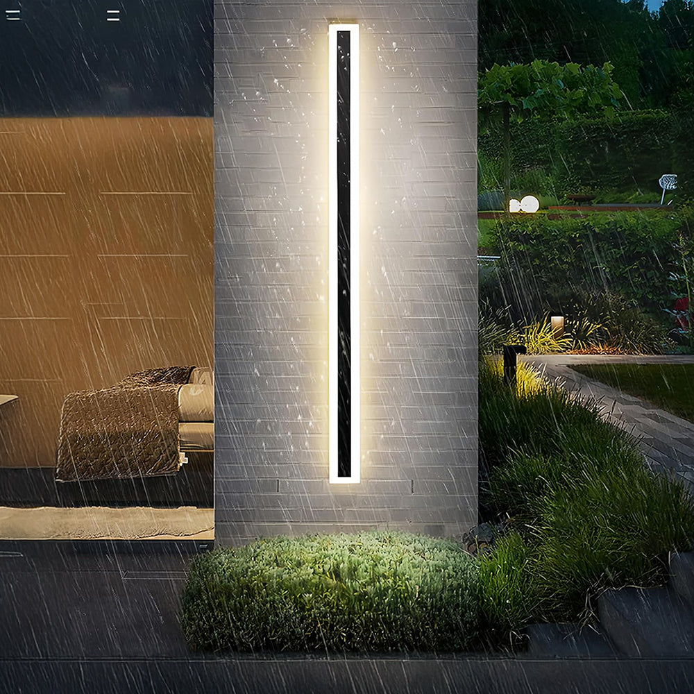 Illuminazione a Parete LED Esterno in Acrilico Minimalista Moderna