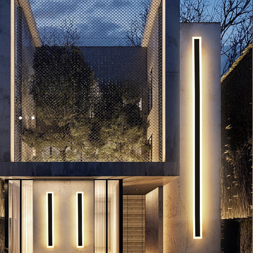 Illuminazione a Parete LED Esterno in Acrilico Minimalista Moderna