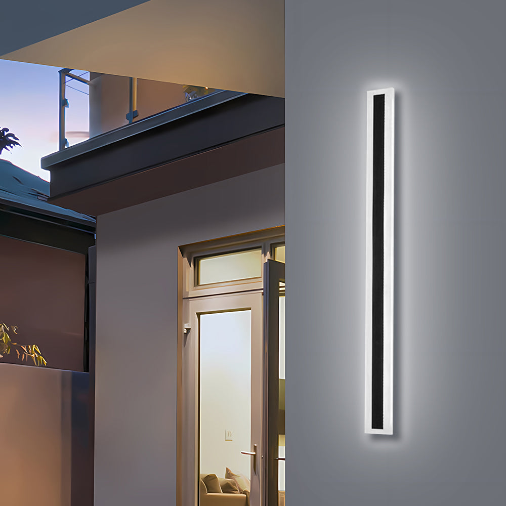 Illuminazione a Parete LED Esterno in Acrilico Minimalista Moderna