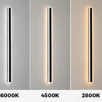 Illuminazione a Parete LED Esterno in Acrilico Minimalista Moderna