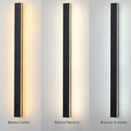 Ray Applique da Esterni Metallo Lineare Balcone Terrazza Minimalista