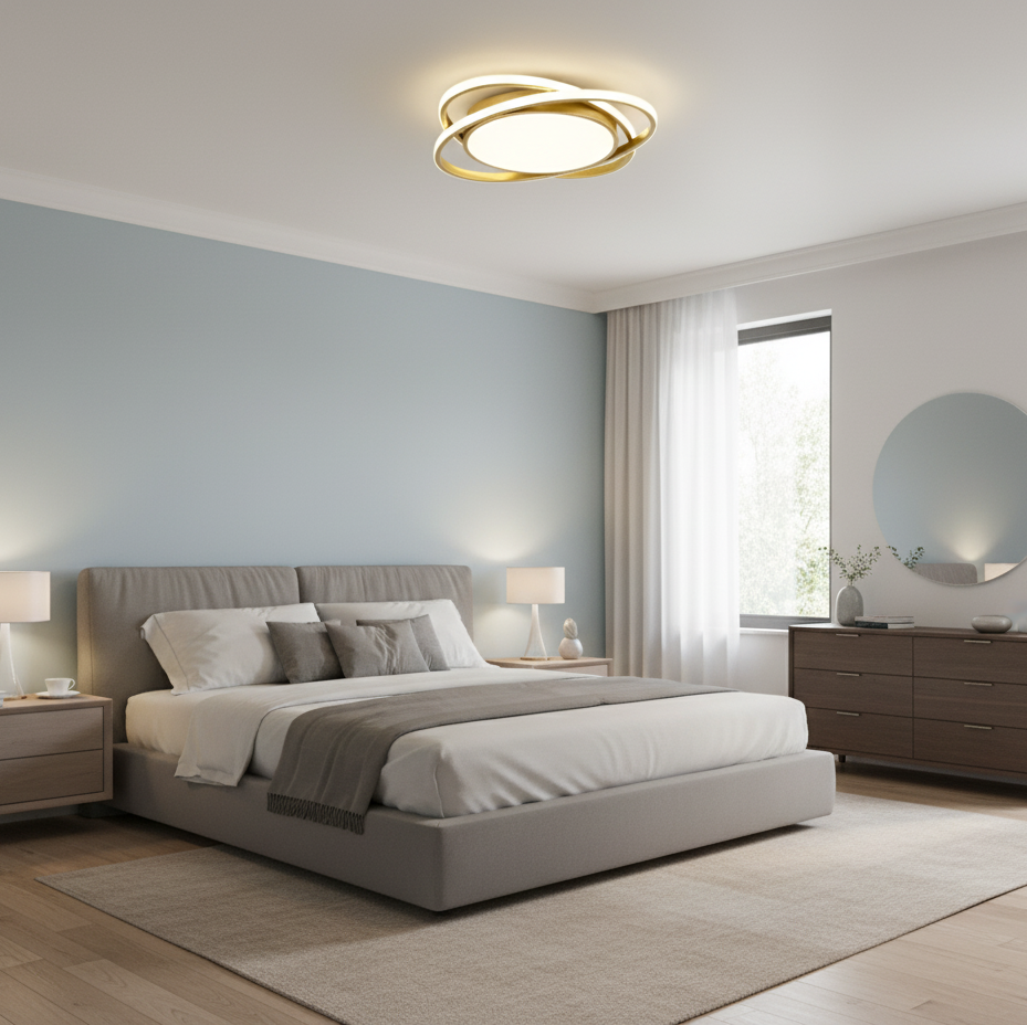 Lampada da soffitto LED rotonda nordica elegante