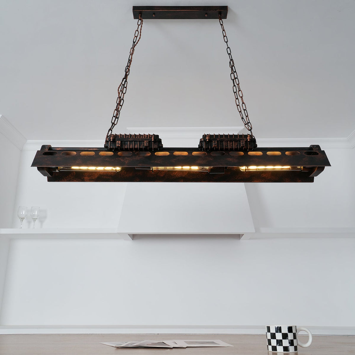 Candelabro Industriale Steampunk