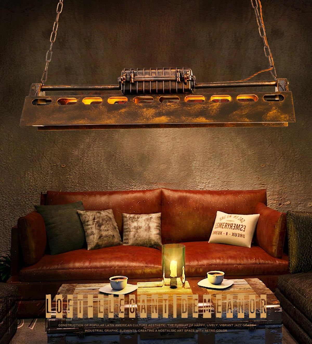Candelabro Industriale Steampunk