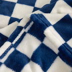 Coperta a Righe – Plaid Morbido con Motivo a Quadri per Divano e Letto