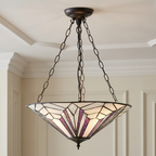 Interiors 1900 Astoria Grande Lampadario Tiffany Inverso