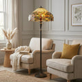 Lampada da terra Tiffany Green Dragonfly Interiors 1900