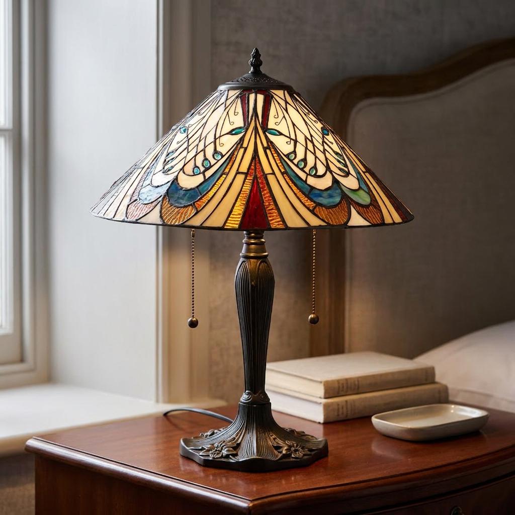 Lampada da Tavolo Tiffany Hector di Interiors 1900