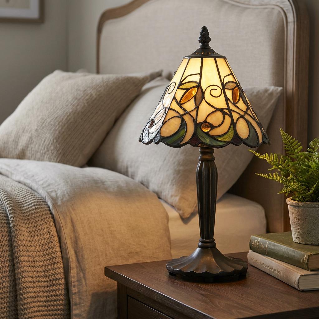 Lampada Tiffany Intermedia Jamelia di Interiors 1900
