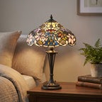 Interiors 1900 Sullivan Piccola Lampada da Tavolo Tiffany