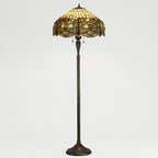 Lampada da terra Tiffany Green Dragonfly Interiors 1900