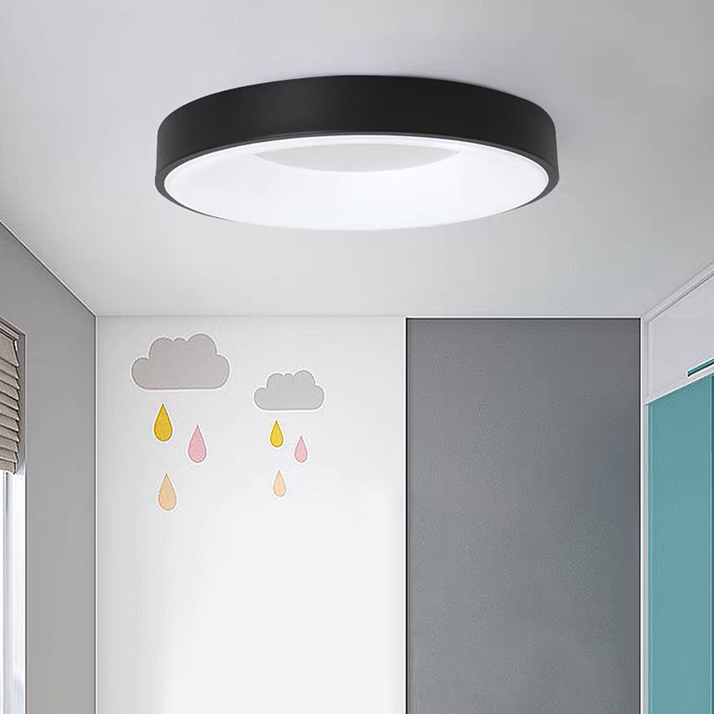 Lampada a soffitto Ismon – LED – Bianco – Ø 30 cm – Minimalista per soggiorni e corridoi