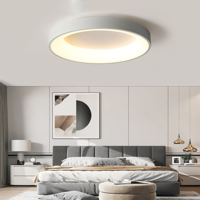 Lampada a soffitto Ismon – LED – Bianco – Ø 30 cm – Minimalista per soggiorni e corridoi