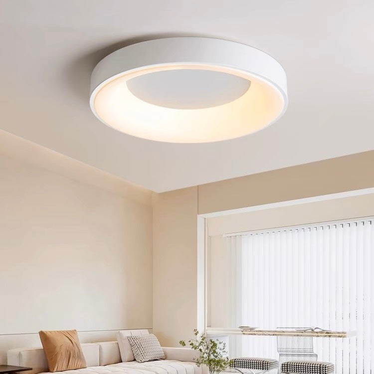 Lampada a soffitto Ismon – LED – Bianco – Ø 30 cm – Minimalista per soggiorni e corridoi