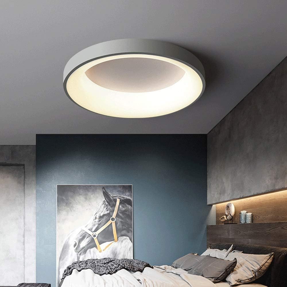 Lampada a soffitto Ismon – LED – Bianco – Ø 30 cm – Minimalista per soggiorni e corridoi