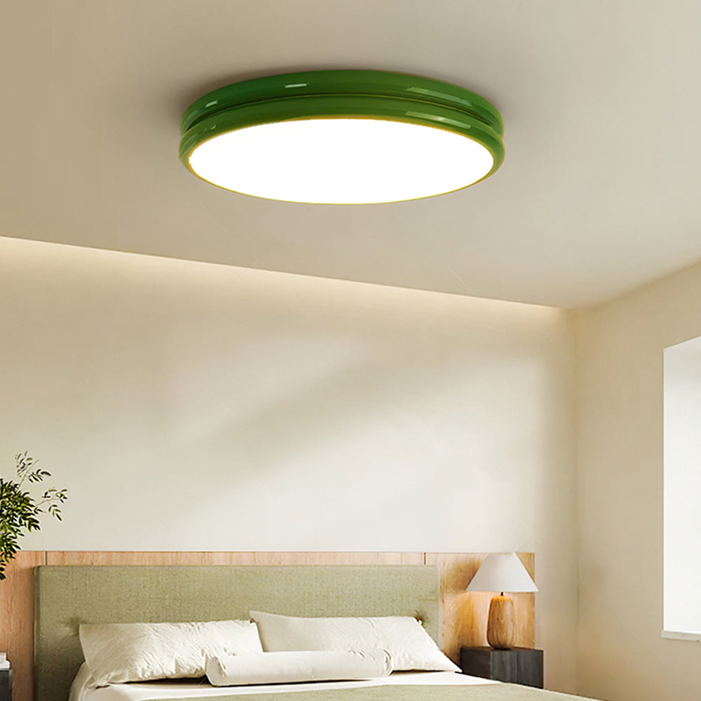 Lampada da soffitto Ivor – Effetto legno – Ø40 cm – Moderno lampadario LED per soggiorno e camera da letto
