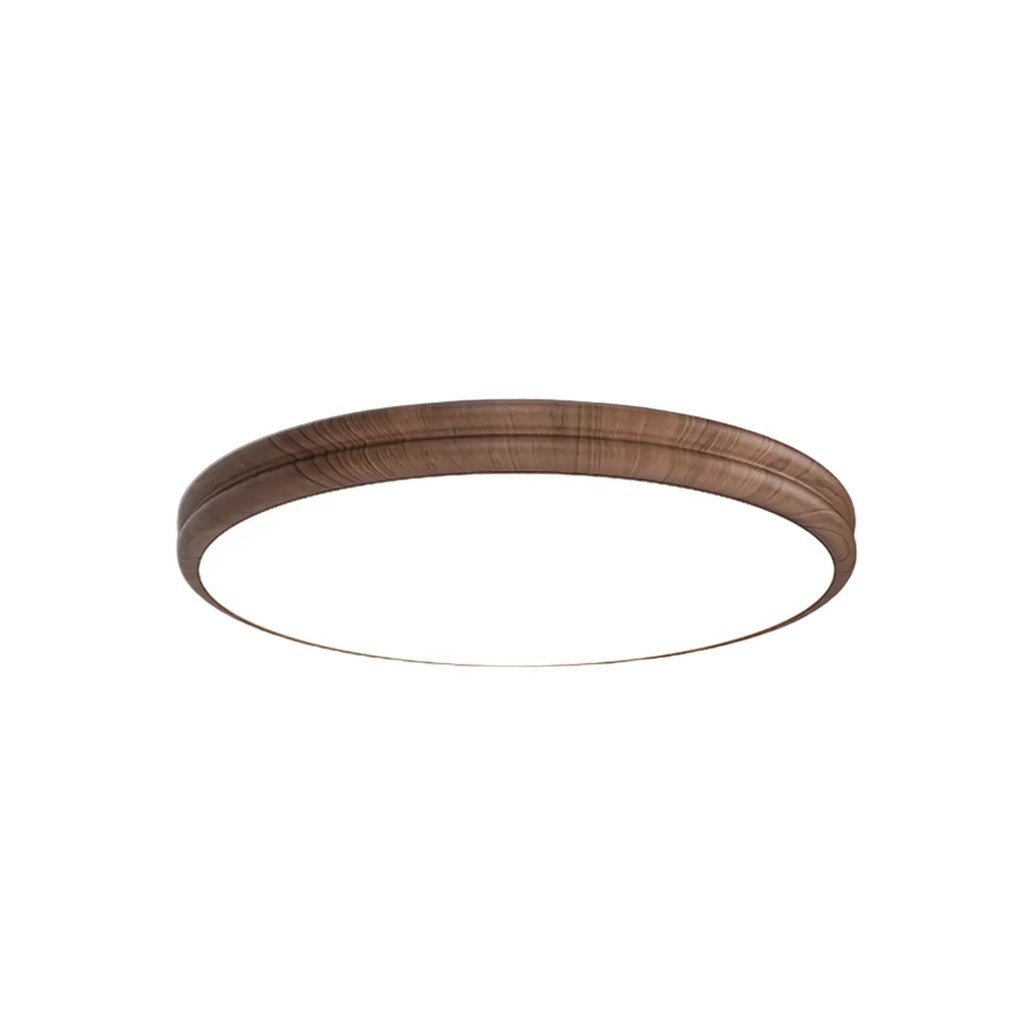 Lampada da soffitto Ivor – Effetto legno – Ø40 cm – Moderno lampadario LED per soggiorno e camera da letto