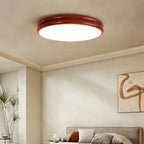 Lampada da soffitto Ivor – Effetto legno – Ø40 cm – Moderno lampadario LED per soggiorno e camera da letto