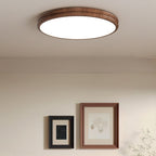 Lampada da soffitto Ivor – Effetto legno – Ø40 cm – Moderno lampadario LED per soggiorno e camera da letto