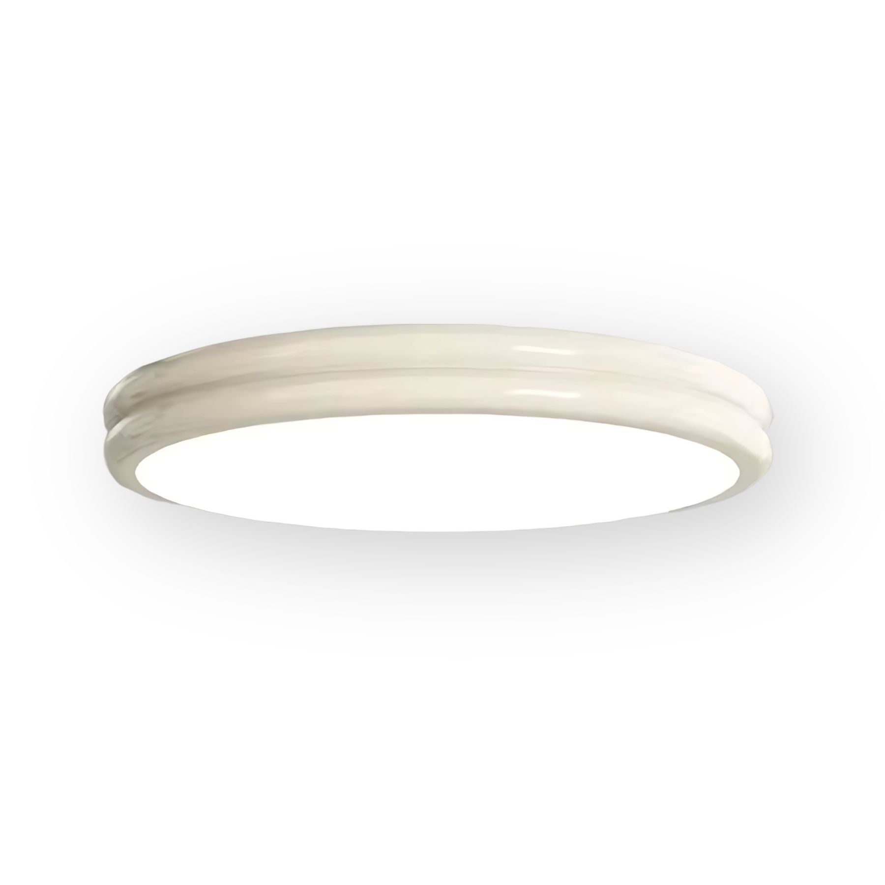 Lampada da soffitto Ivor – Effetto legno – Ø40 cm – Moderno lampadario LED per soggiorno e camera da letto