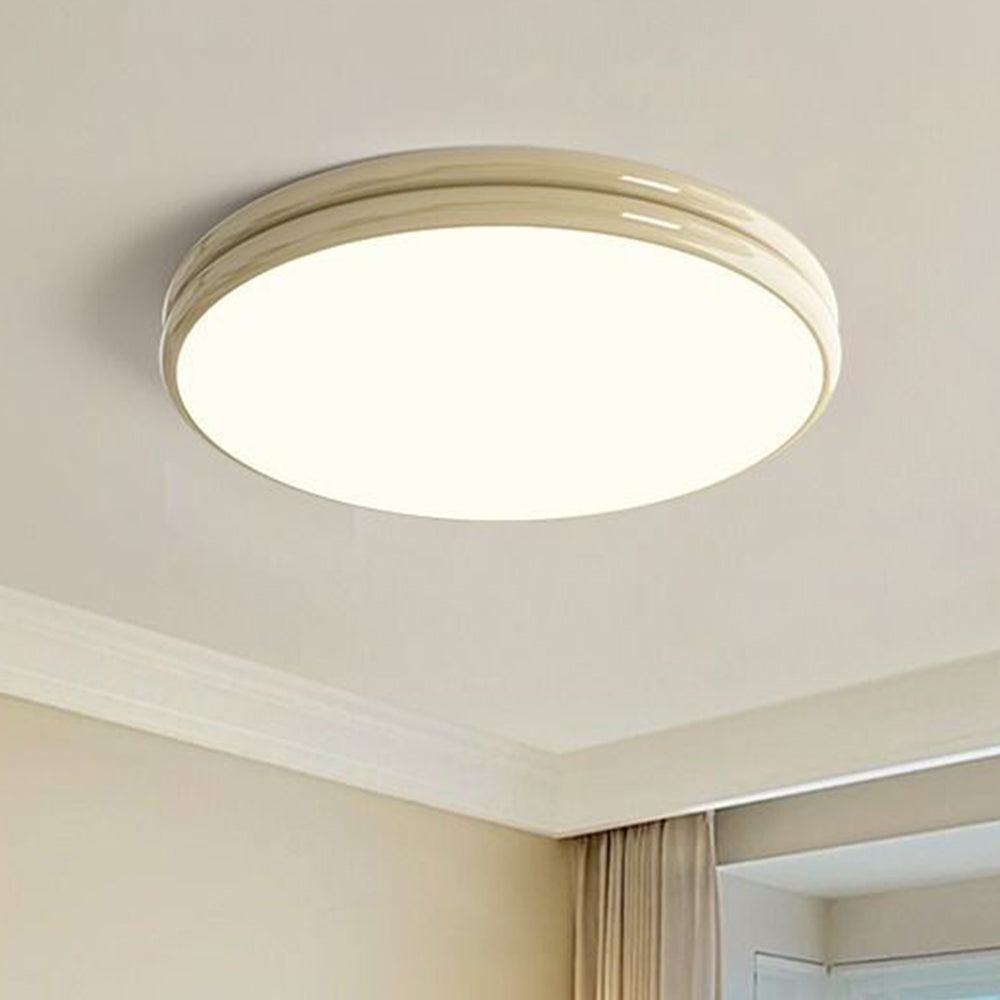 Lampada da soffitto Ivor – Effetto legno – Ø40 cm – Moderno lampadario LED per soggiorno e camera da letto