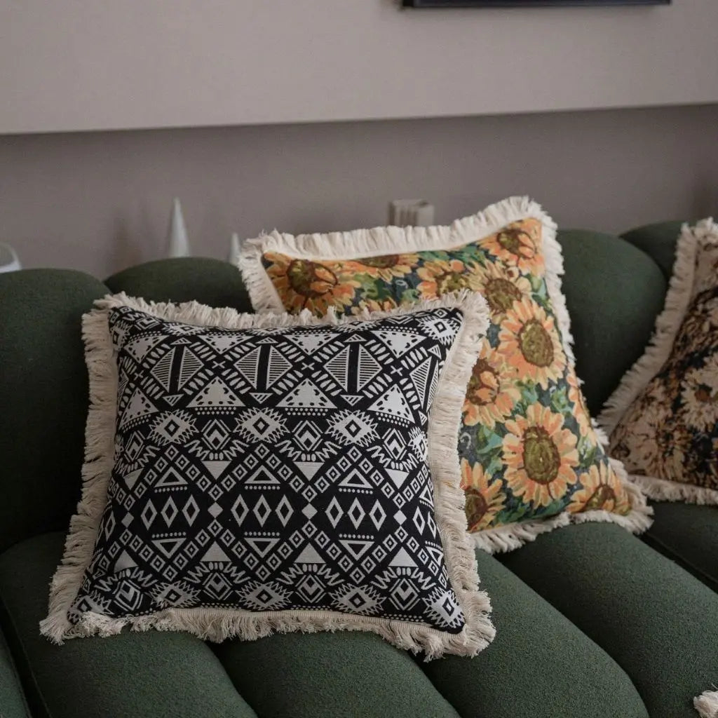 Fodera per Cuscino Jacquard Americana Noah