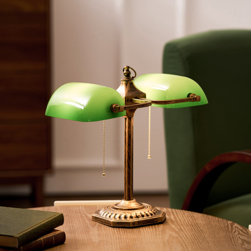 Lampada da Tavolo Cambridge Twin Library