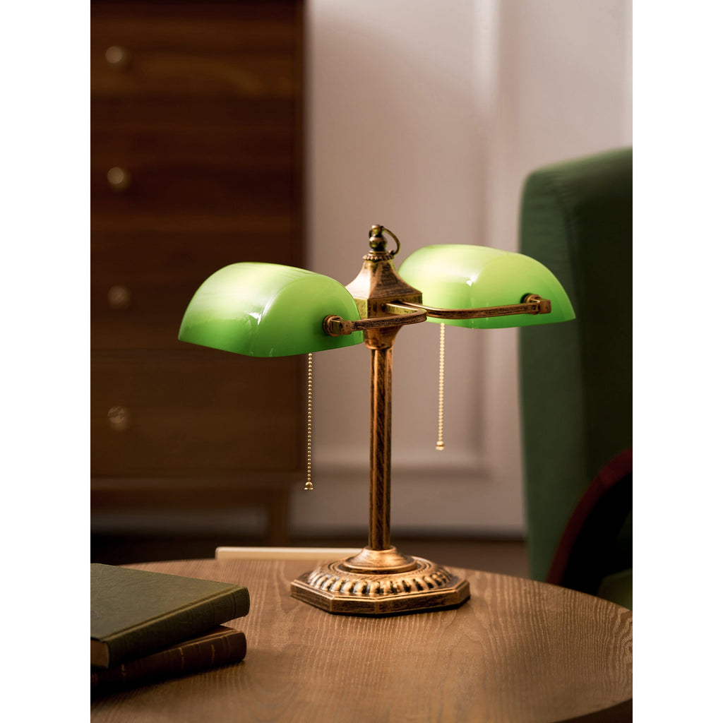 Lampada da Tavolo Cambridge Twin Library