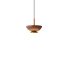 Lampada a Sospensione Globale in Legno Japandi