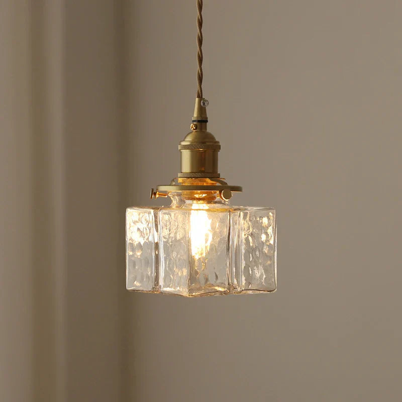 Lampada a Sospensione in Vetro Moderno Retro Glarefusion