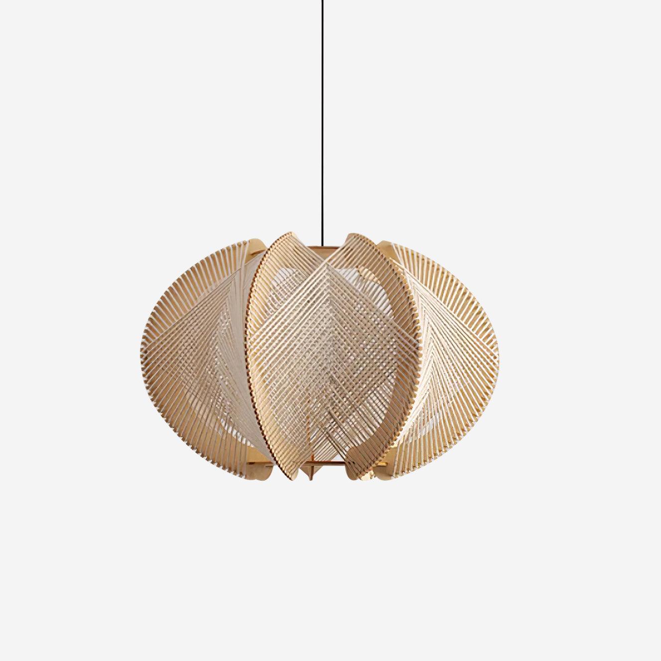 Lampada a sospensione Joaves – Legno e metallo – Naturale – Ø 40 cm – Design scandinavo