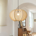 Lampada a sospensione Joaves – Legno e metallo – Naturale – Ø 40 cm – Design scandinavo