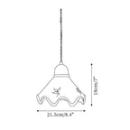 Lampada a sospensione Josiah – Ceramica – Bianca – Ø 30 cm – Charme Vintage