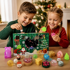 Calendario dell'Avvento Squishy di Natale per Bambini – 24 Giorni di Sorprese